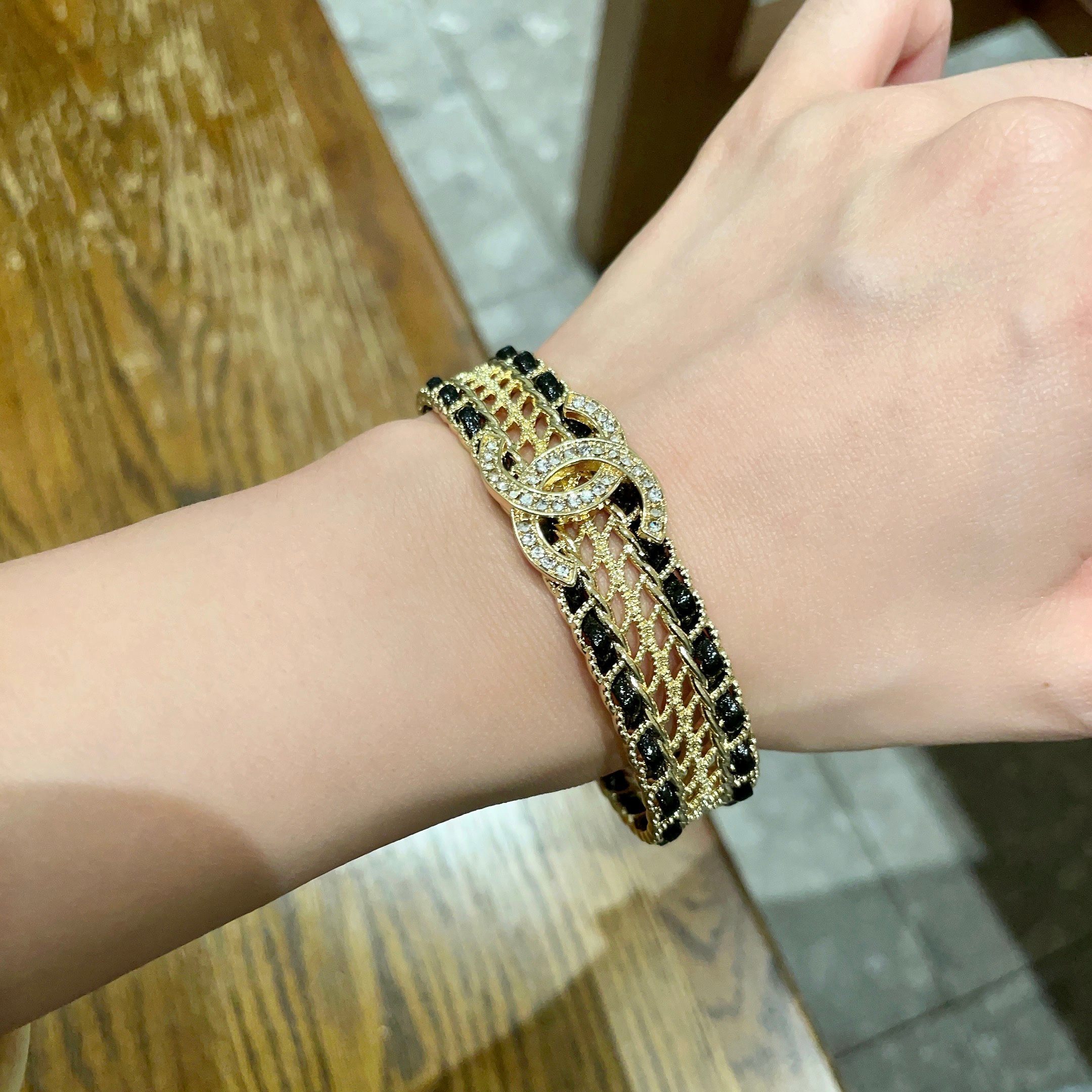 Luxury Gold & Black Premium Bracelet