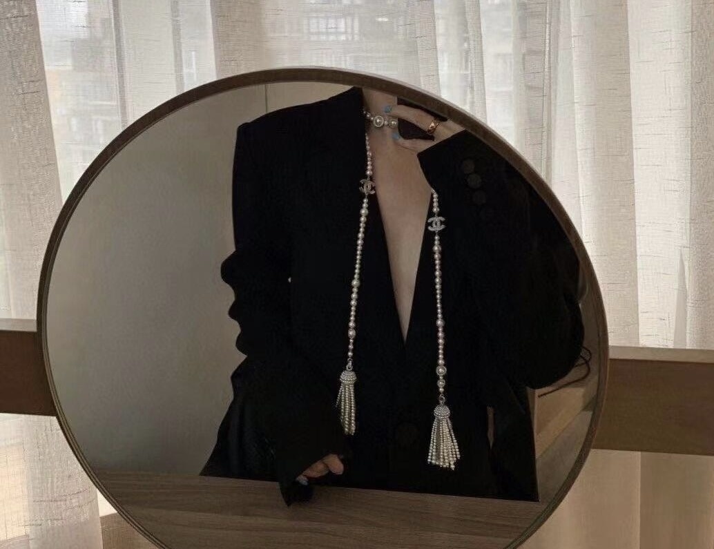 Chanel Pearl Tassel Belt Silver – Designer Waist Chain