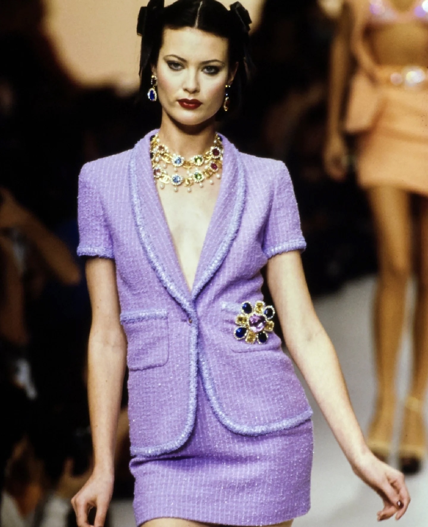 Chanel Multicolor Crystal CC Necklace – Vintage Statement