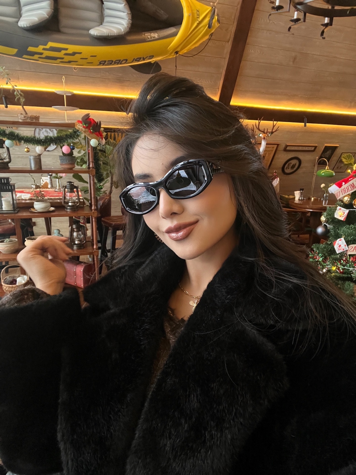 signature Chanel Black Geometric Sunglasses – Chanel Black Geometric