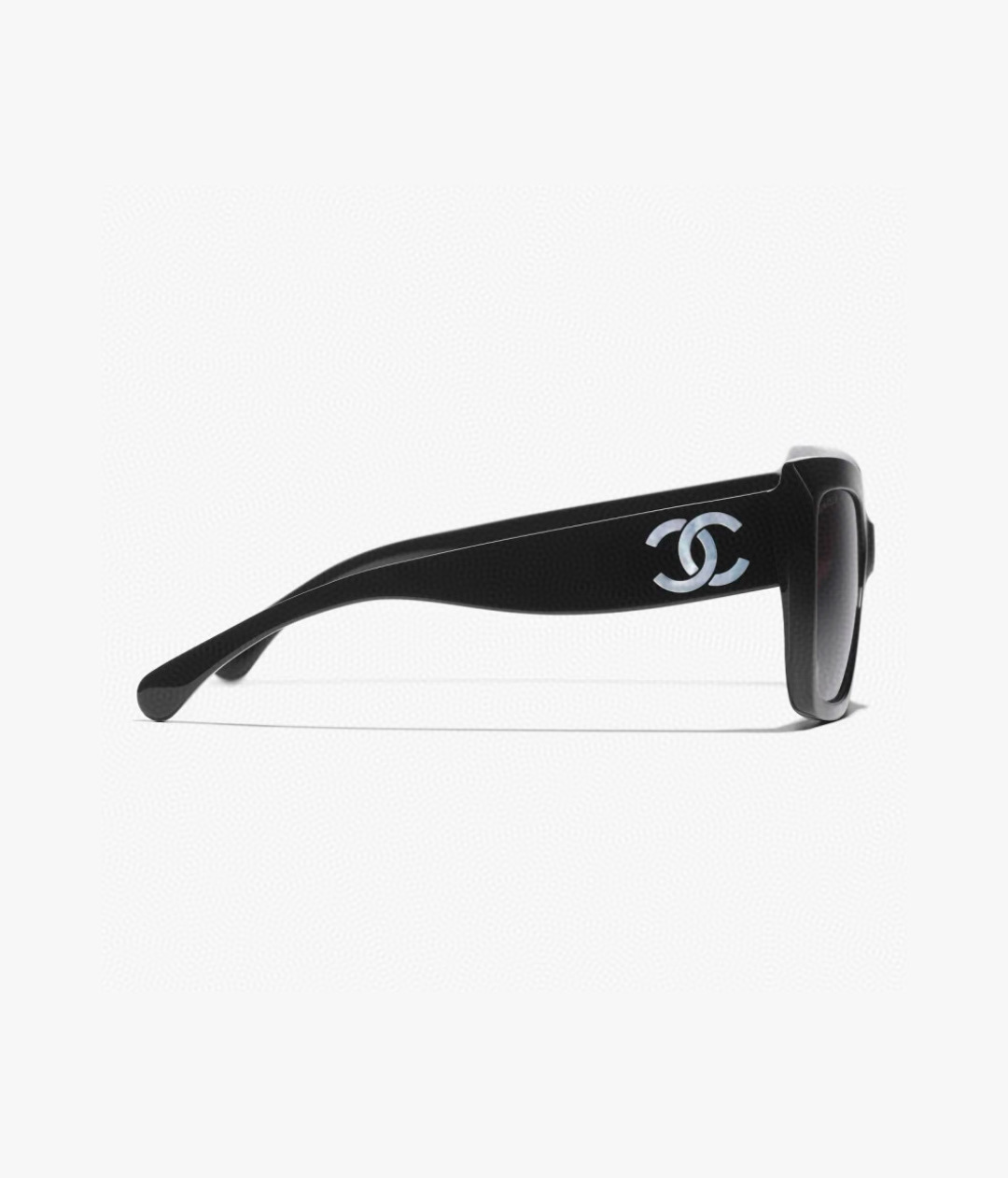 Chanel Oversized Square Sunglasses – Black with Pearl CC Logo