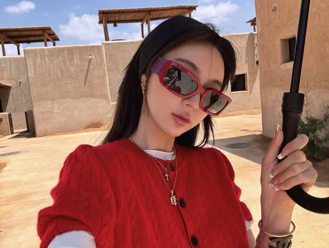 Luxury Chanel Women’s Rectangular Sunglasses – Gradient Black Lenses