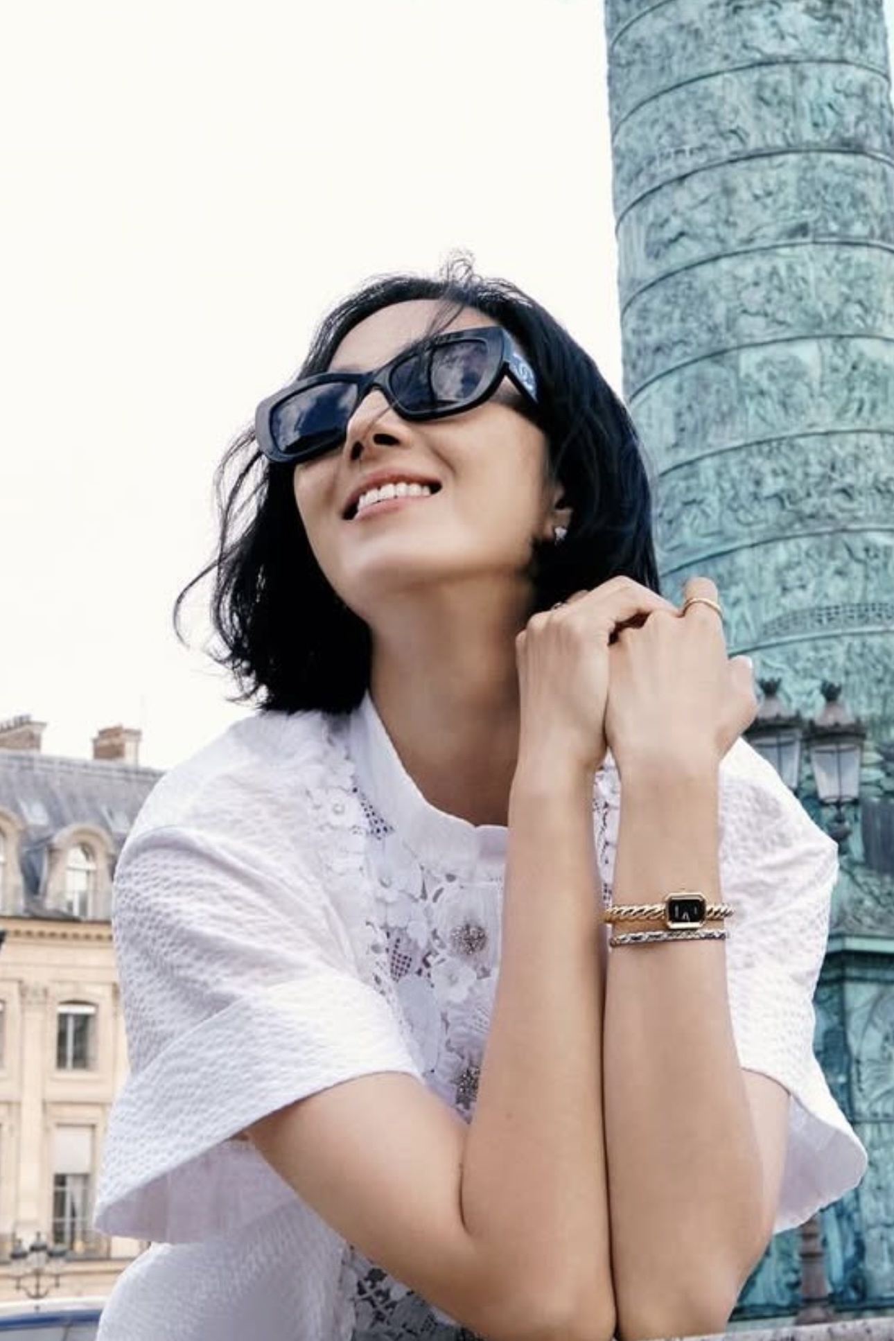 signature Chanel Black Square Sunglasses – Chanel Black Square