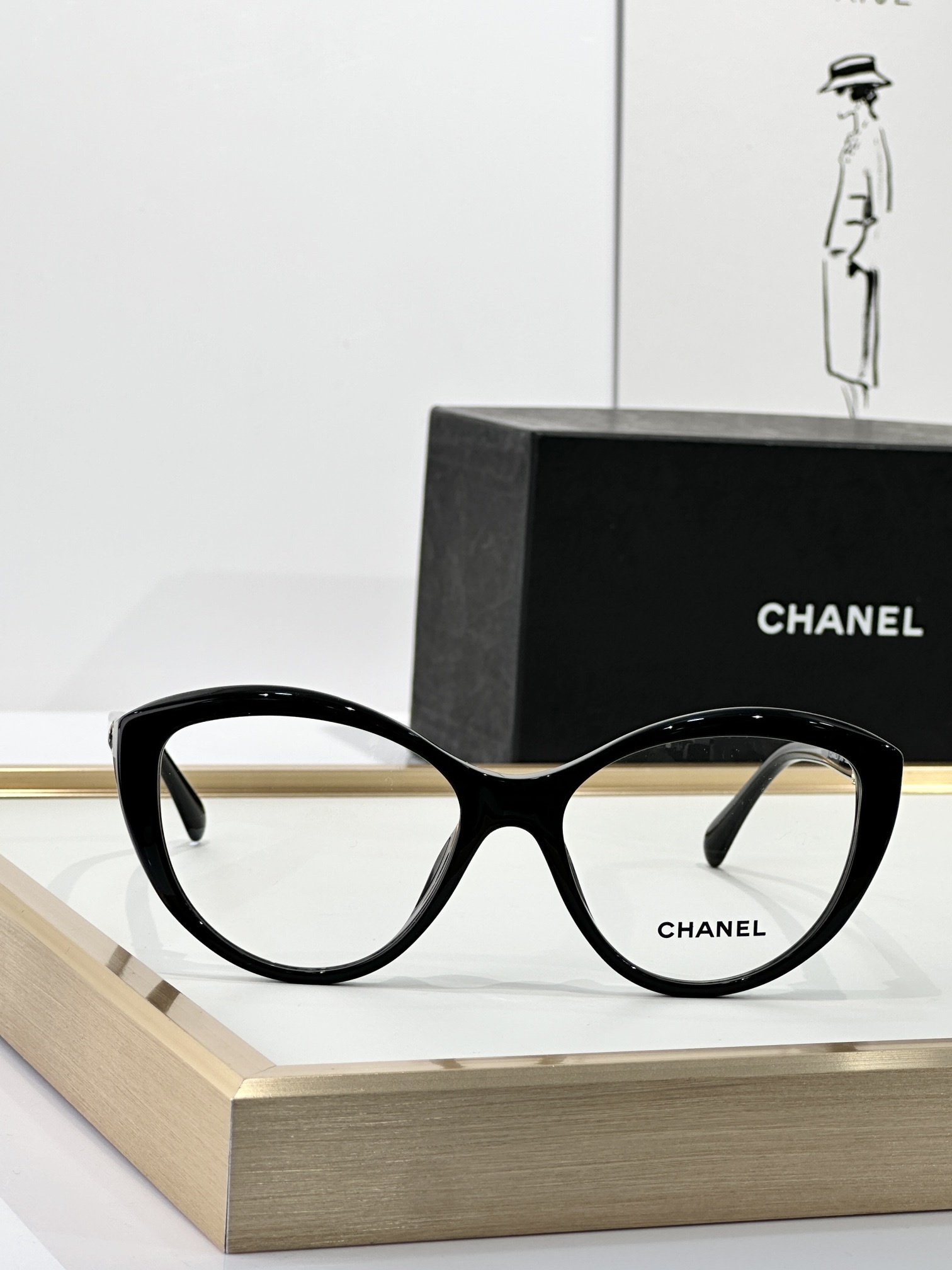 Chanel Luxury Cat-Eye Eyeglass Frames for Women – Designer Eyewear