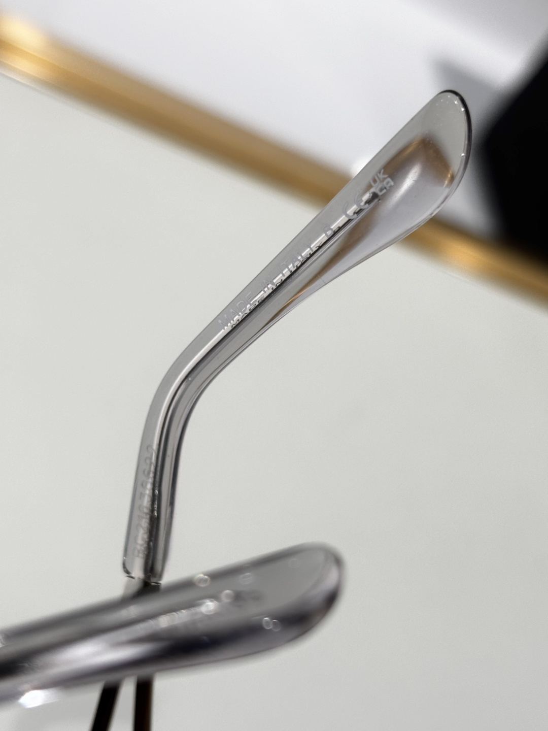 Luxury Chanel Silver Rimless Sunglasses – Iconic CC Logo Y2K Design