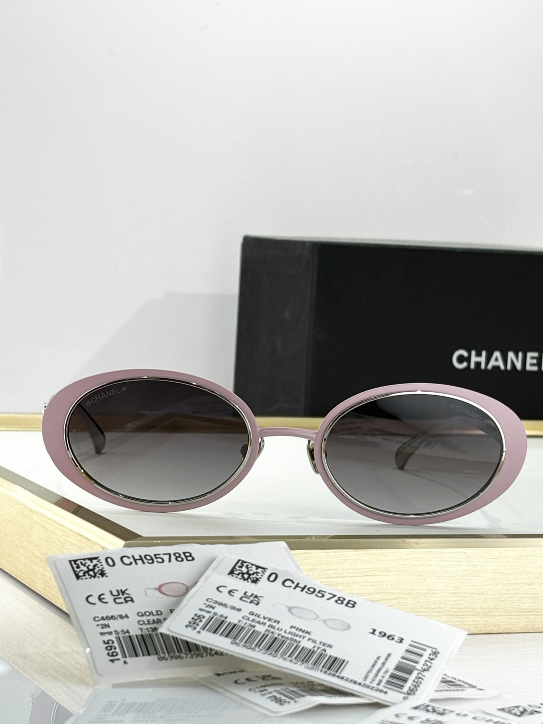Chanel CH9578B Luxury Oval Sunglasses – Elegant Designer Eyewear