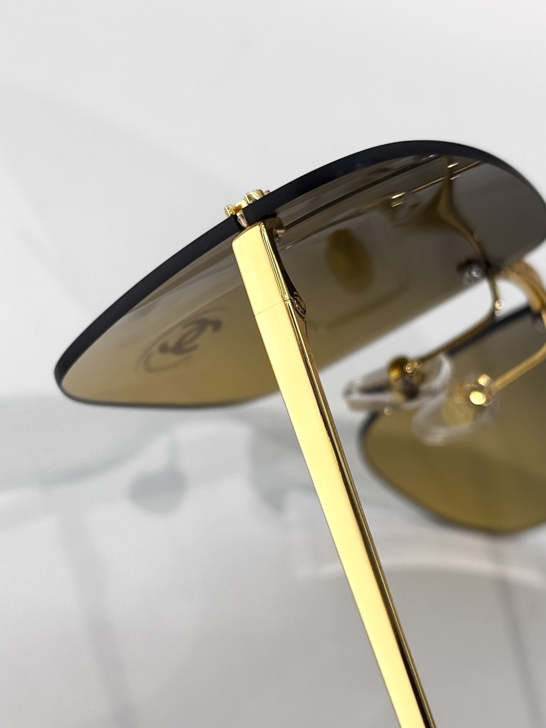 Chanel Rimless Square Sunglasses – Luxury CC Logo Gradient Eyewear