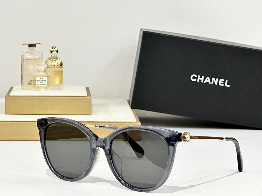 Chanel Pearl Detail Cat-Eye Sunglasses – Luxury Women’s Eyewear