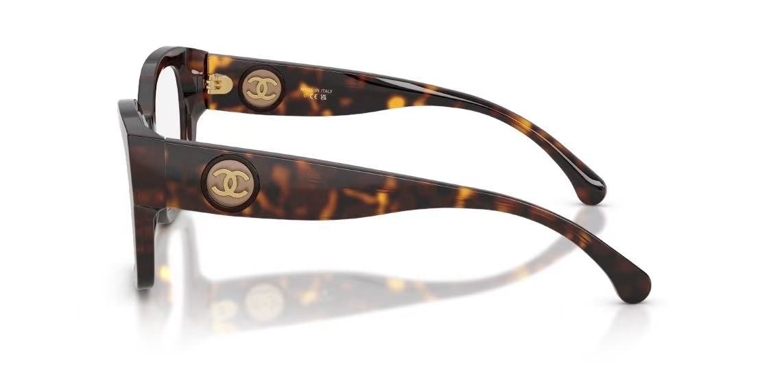 Chanel Luxury Tortoise Shell Cat-Eye Eyeglass Frames
