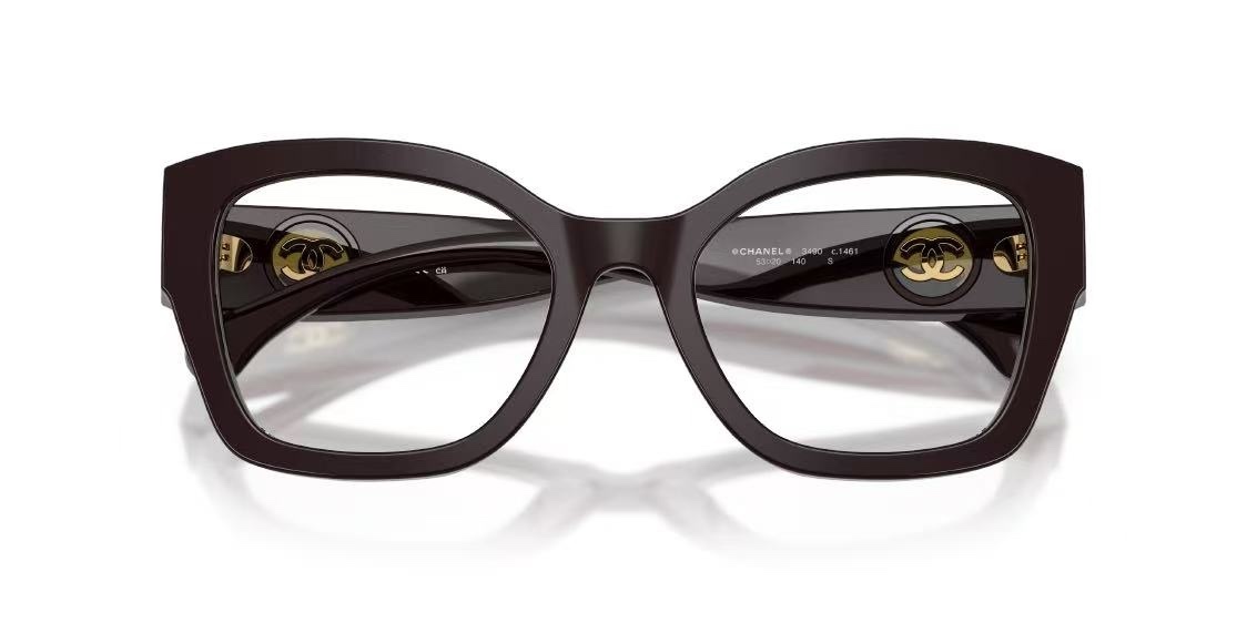 Chanel Luxury Tortoise Shell Cat-Eye Eyeglass Frames