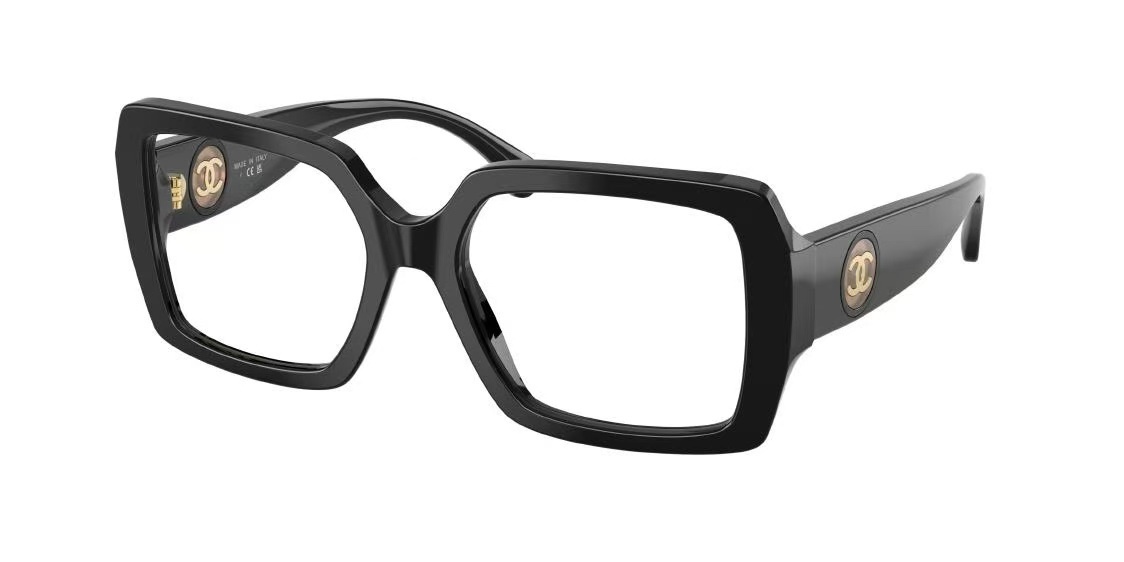 Chanel Oversized Square Eyeglasses – Dark Havana Tortoise Shell