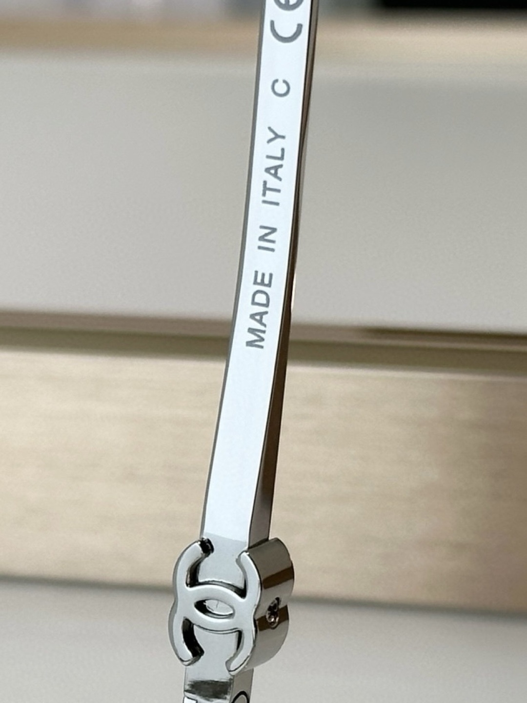 Luxury Chanel Polarized Square Sunglasses – Elegant Gold Frame