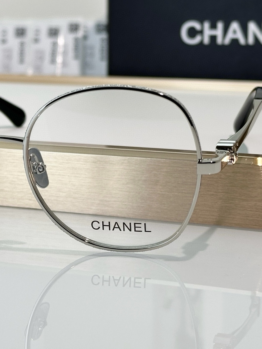 Chanel Round Metal Eyeglasses – Luxury Optical Frames for Women
