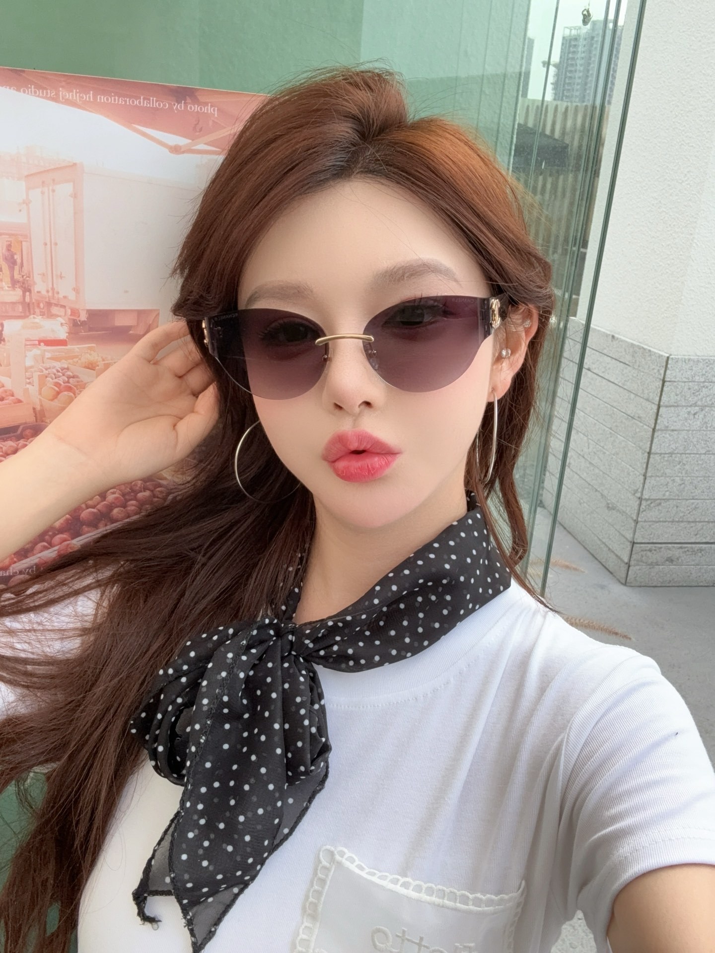 Luxury Women’s Cat-Eye Sunglasses – Elegant Gradient Tint Eyewear