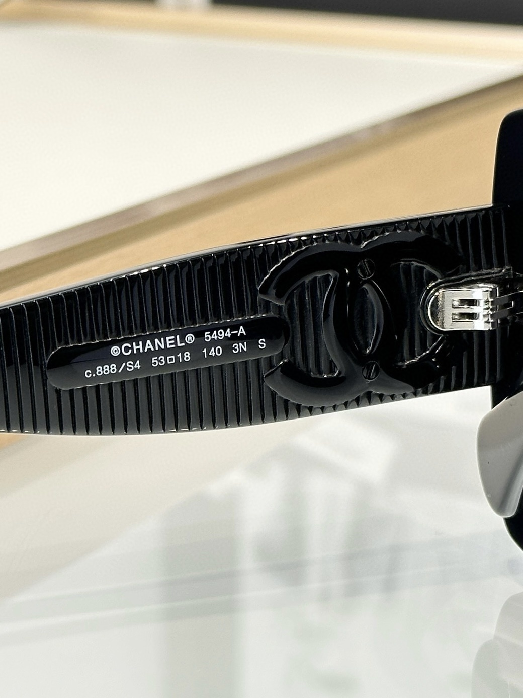 Chanel OCH5494A Oversized Square Sunglasses with Polarized Lenses