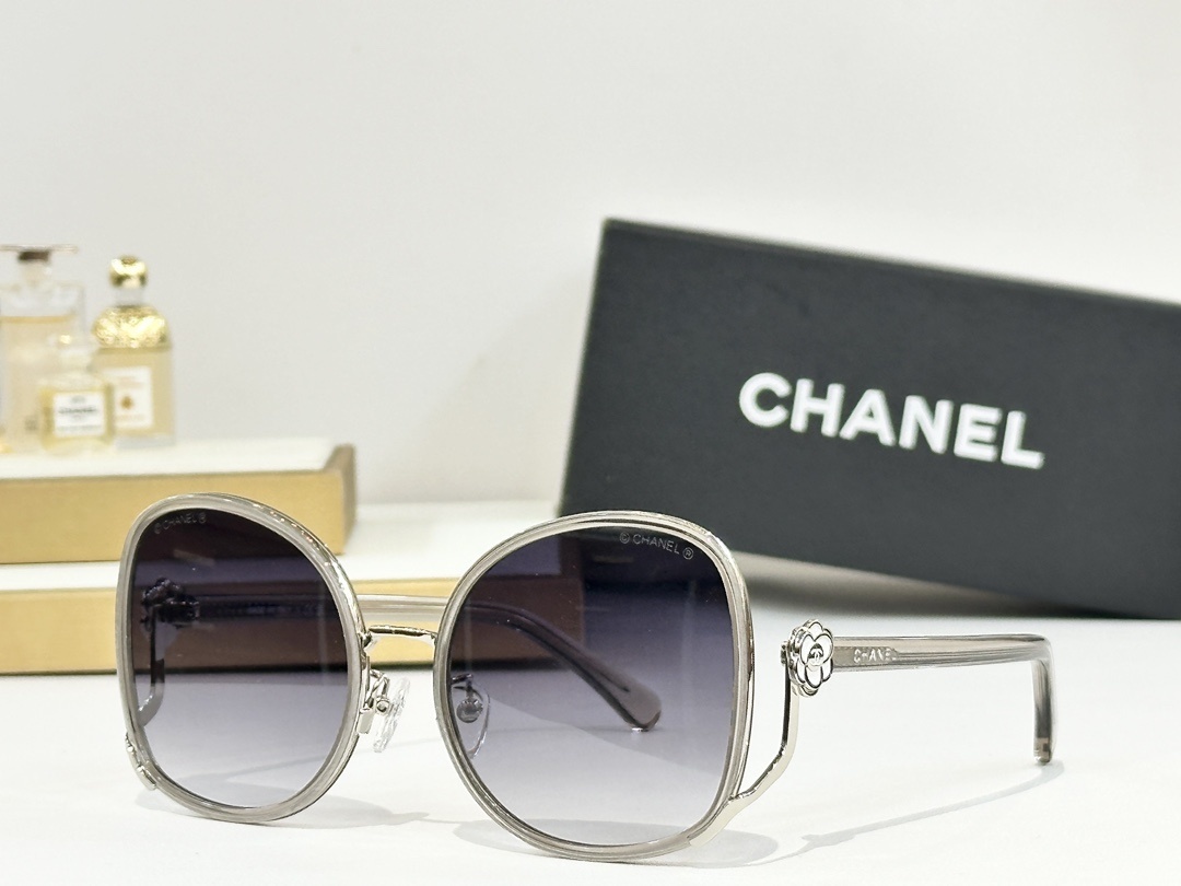 Chanel Camellia Oversized Sunglasses – Luxury Women’s Eyewear