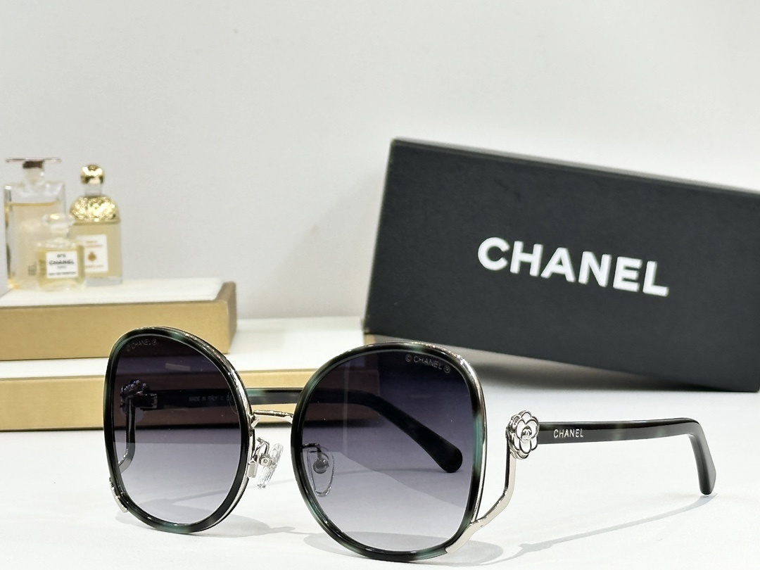 Chanel Camellia Oversized Sunglasses – Luxury Women’s Eyewear