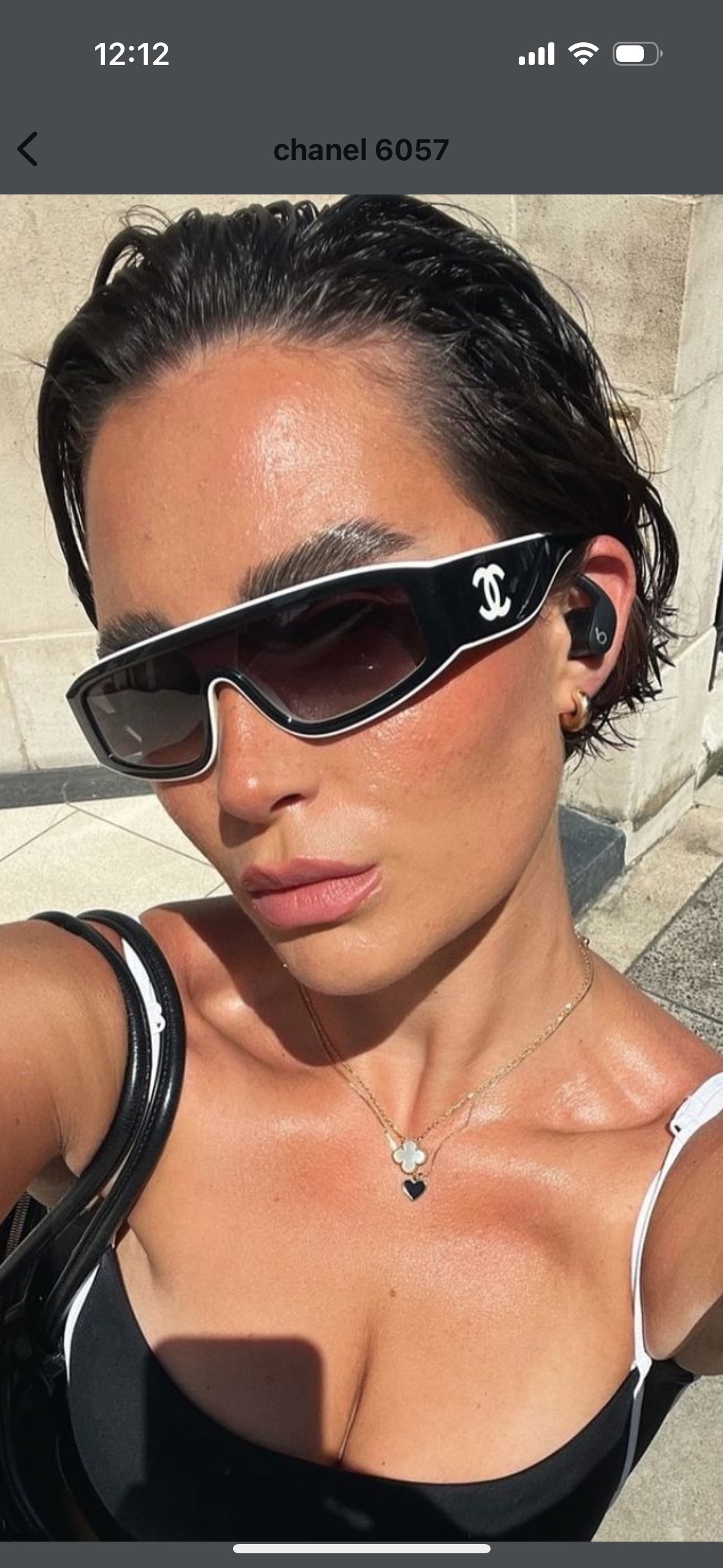 Vintage Style Luxury Shield Sunglasses – Black & White Sporty Chic
