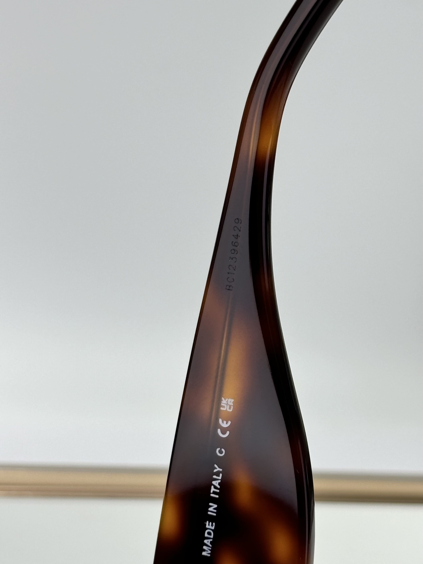 Chanel Rectangular Shield Sunglasses OCH6057 Dark Havana Tortoise