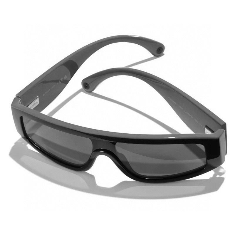 modern Chanel Black Rectangular Sunglasses – Chanel Black Rectangular