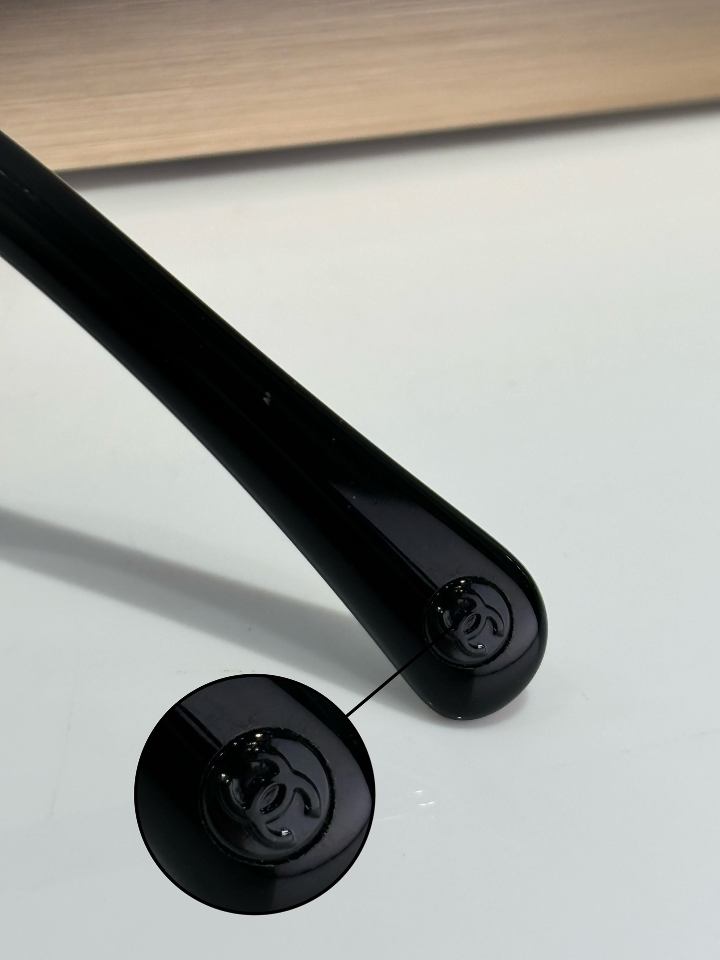 Chanel Black Rectangle Shield Sunglasses – Iconic CC Logo