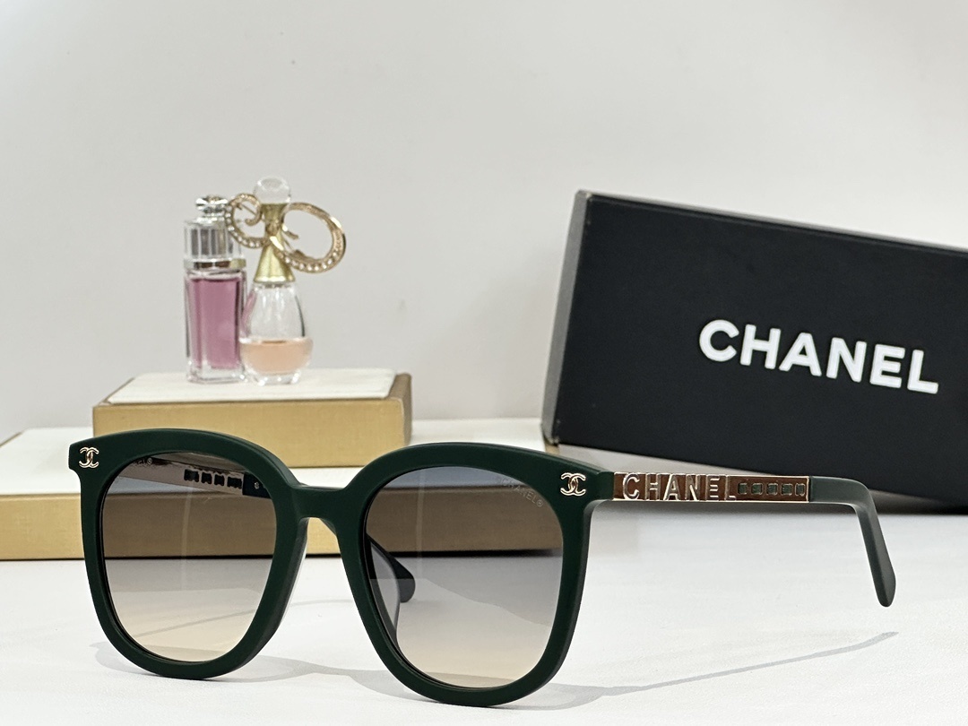 gradient Chanel Olive Green Sunglasses – Chanel Olive Green Gradient