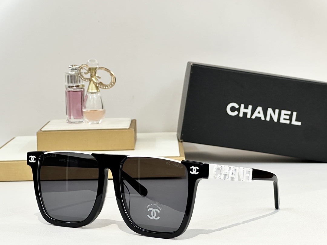 Luxury Chanel Oversized Square Sunglasses – Premium Designer Eyewear