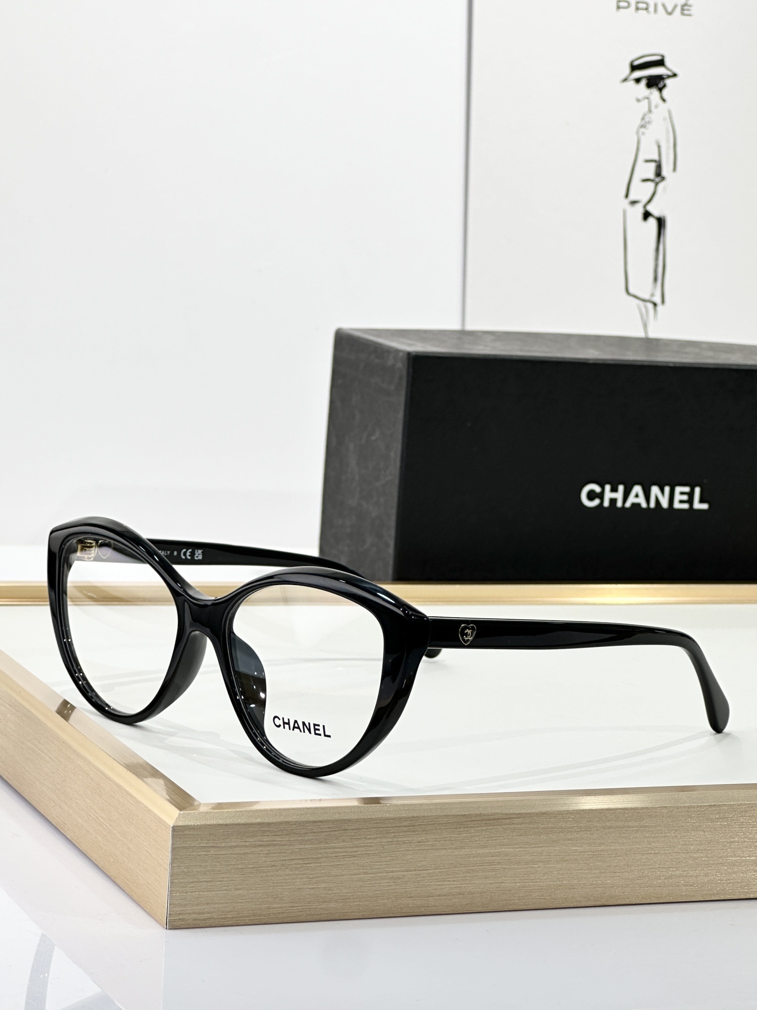 Chanel Tortoise Cat-Eye Optical Frames – Designer Glasses