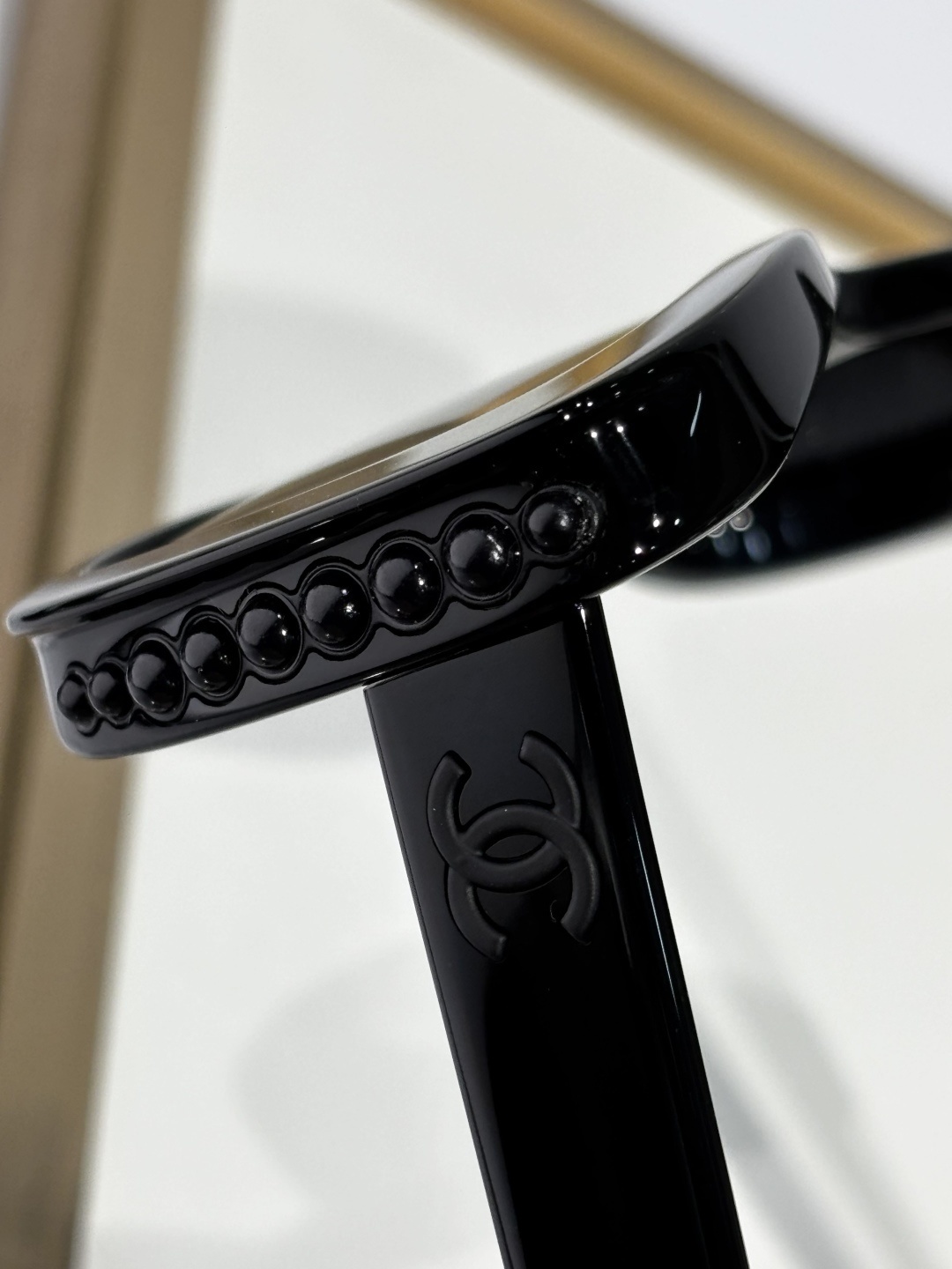 Chanel 5481HA Polarized Cat Eye Sunglasses – Black Grey