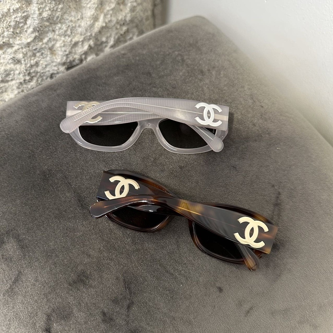 Chanel CC Logo Rectangular Sunglasses – Premium Luxury Eyewear