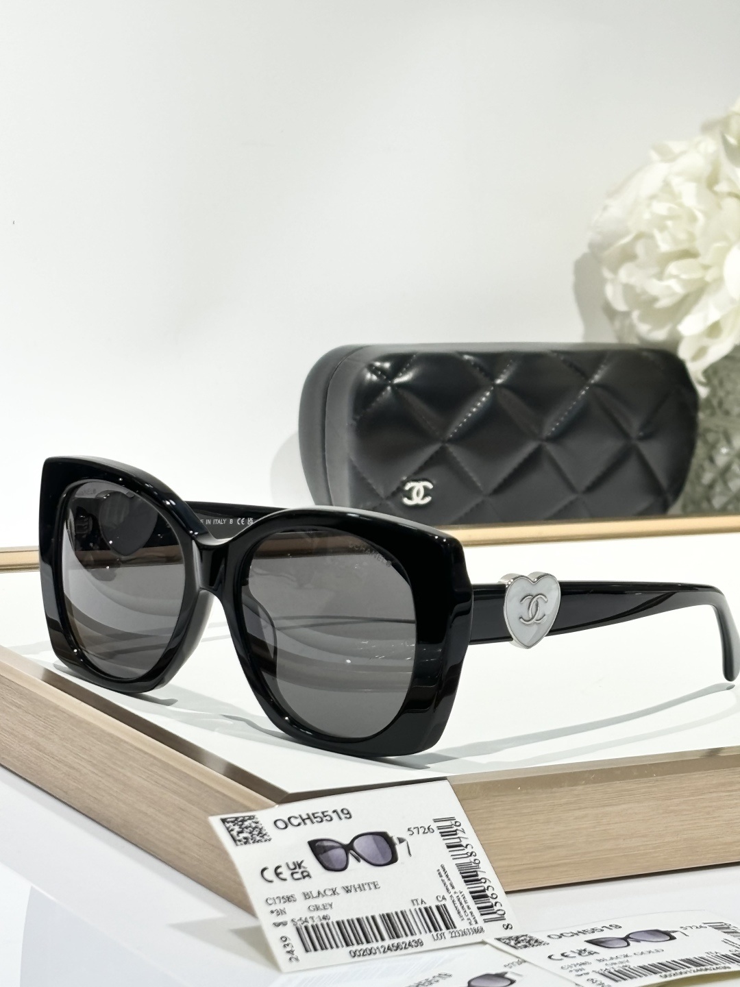 Chanel Tortoise Heart Sunglasses – Chanel OCH5519 Tortoise Heart