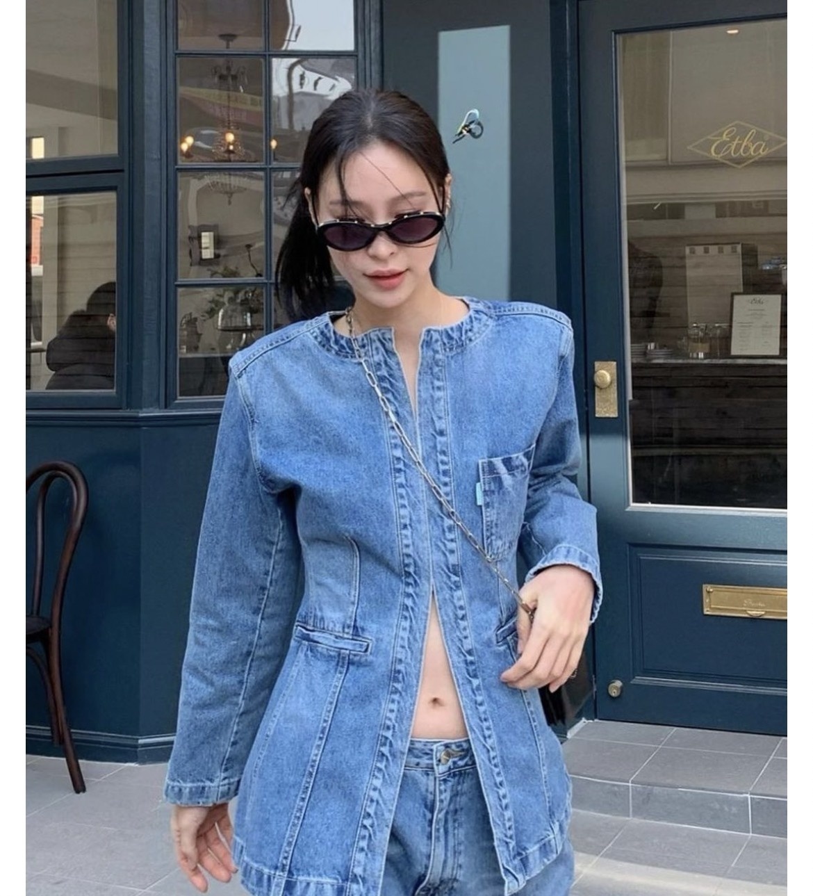 Retro Oval Sunglasses for Men & Women – Vintage Y2K Slim Frame Shades