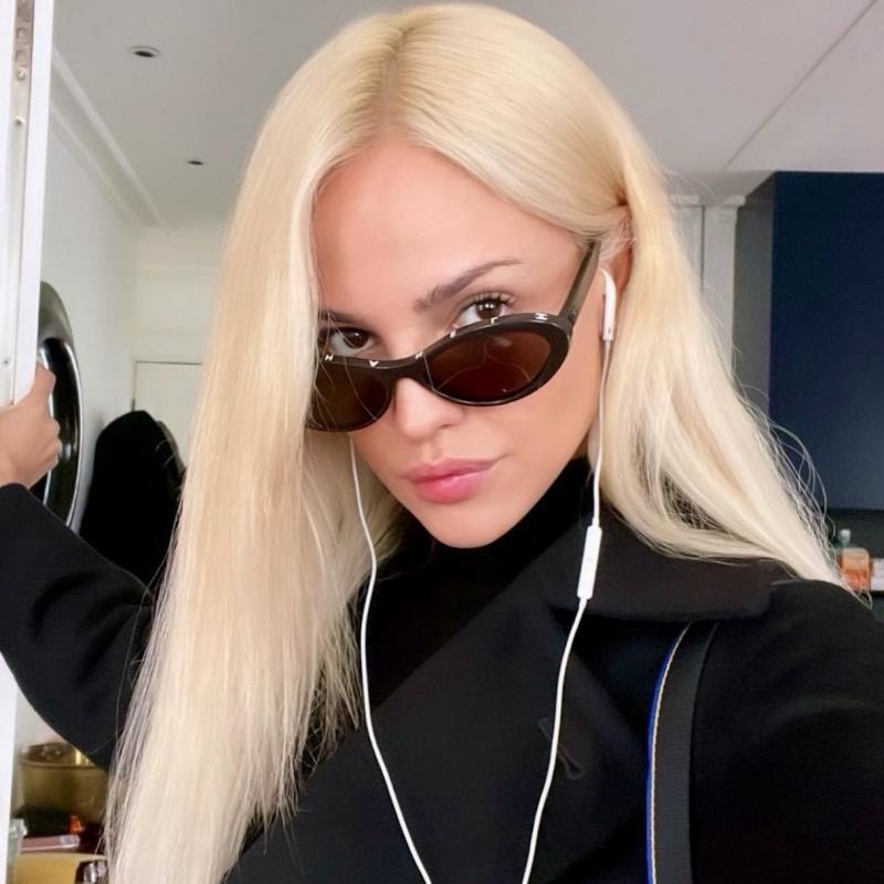 brown Chanel Black Cat-Eye Sunglasses – Chanel Black Cat-Eye