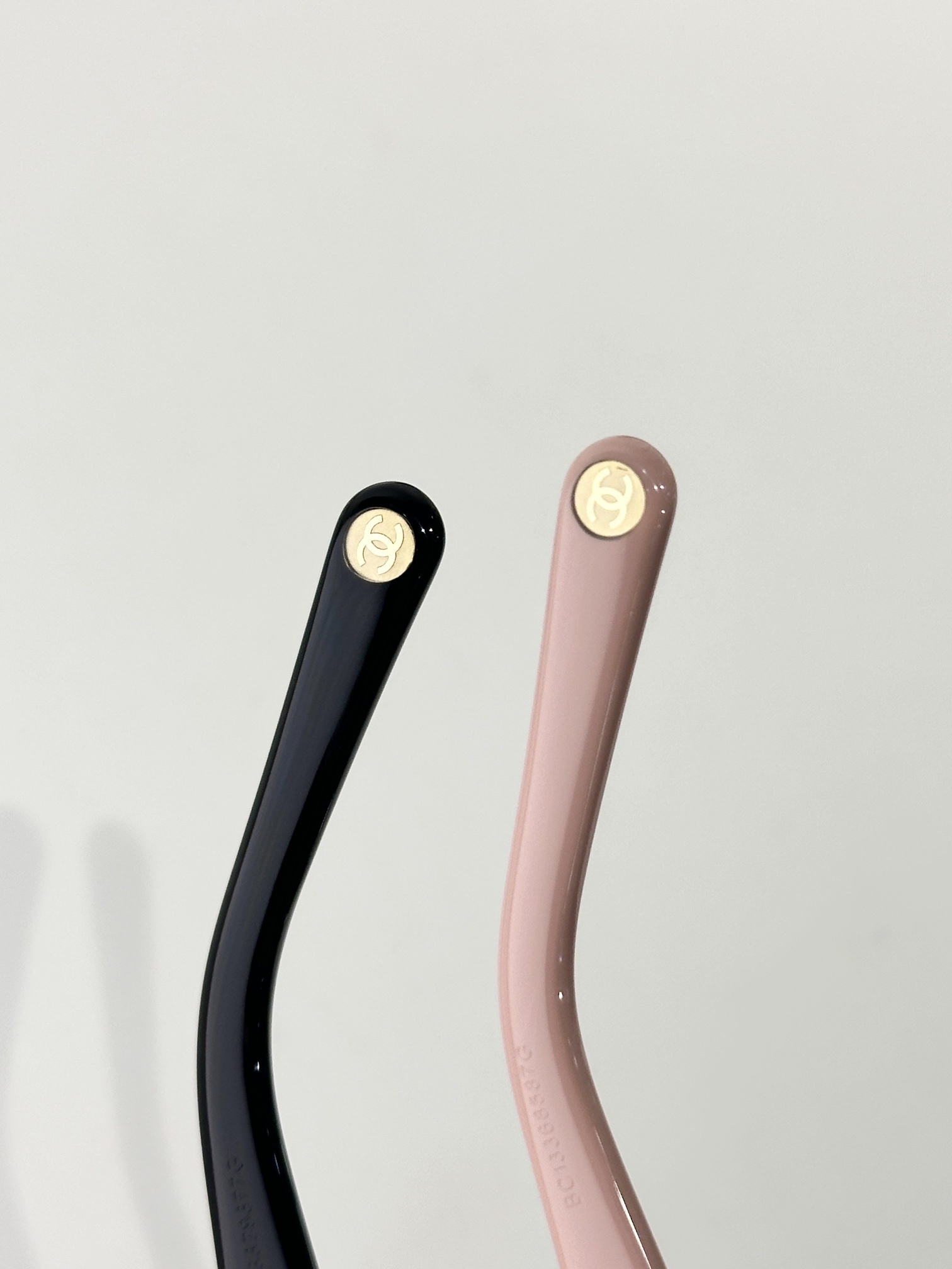 Chanel Vintage Oval Gold Frame Sunglasses with Iconic CC Logo