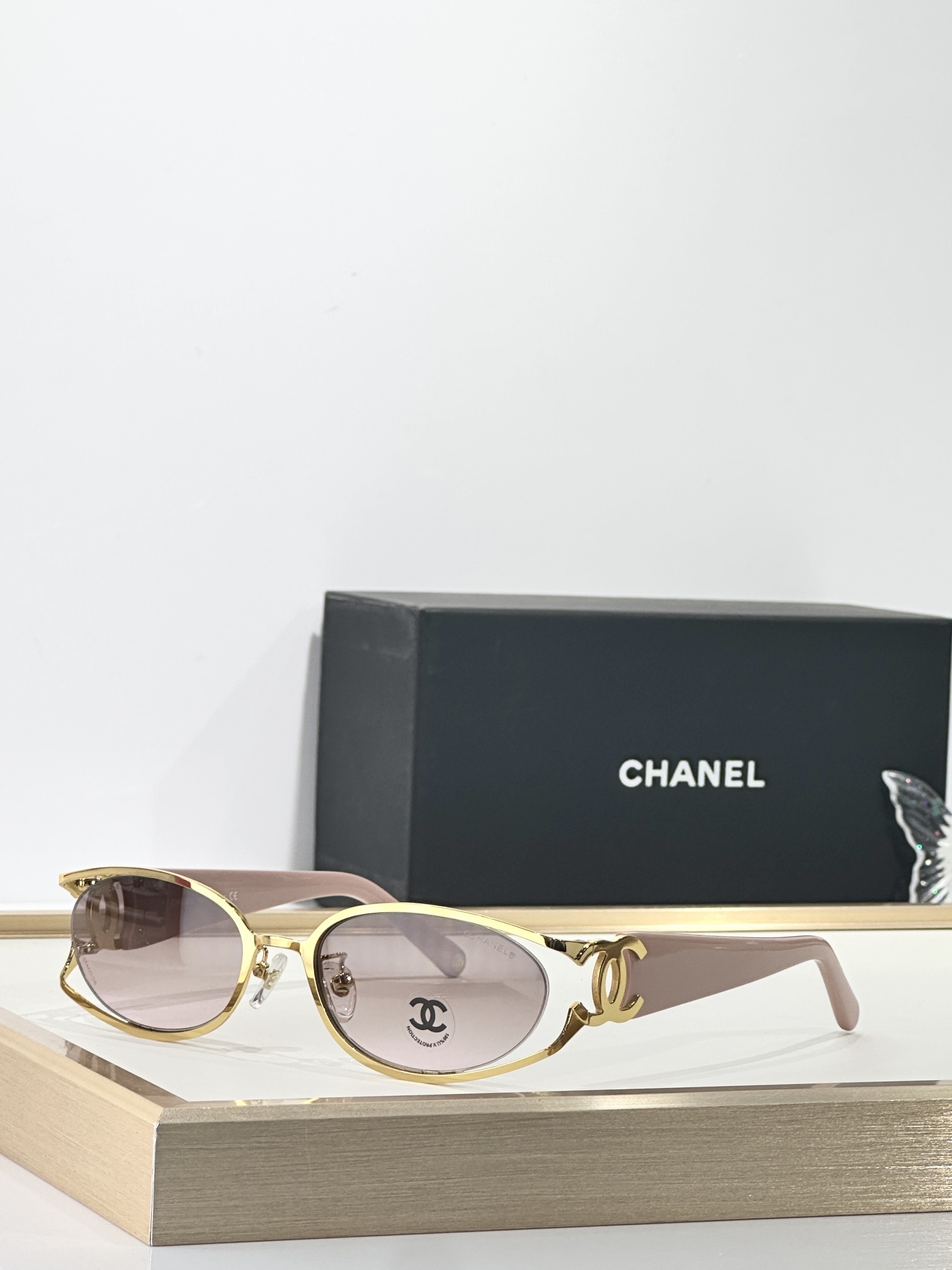Chanel Vintage Oval Sunglasses – Iconic CC Logo Luxury Eyewear