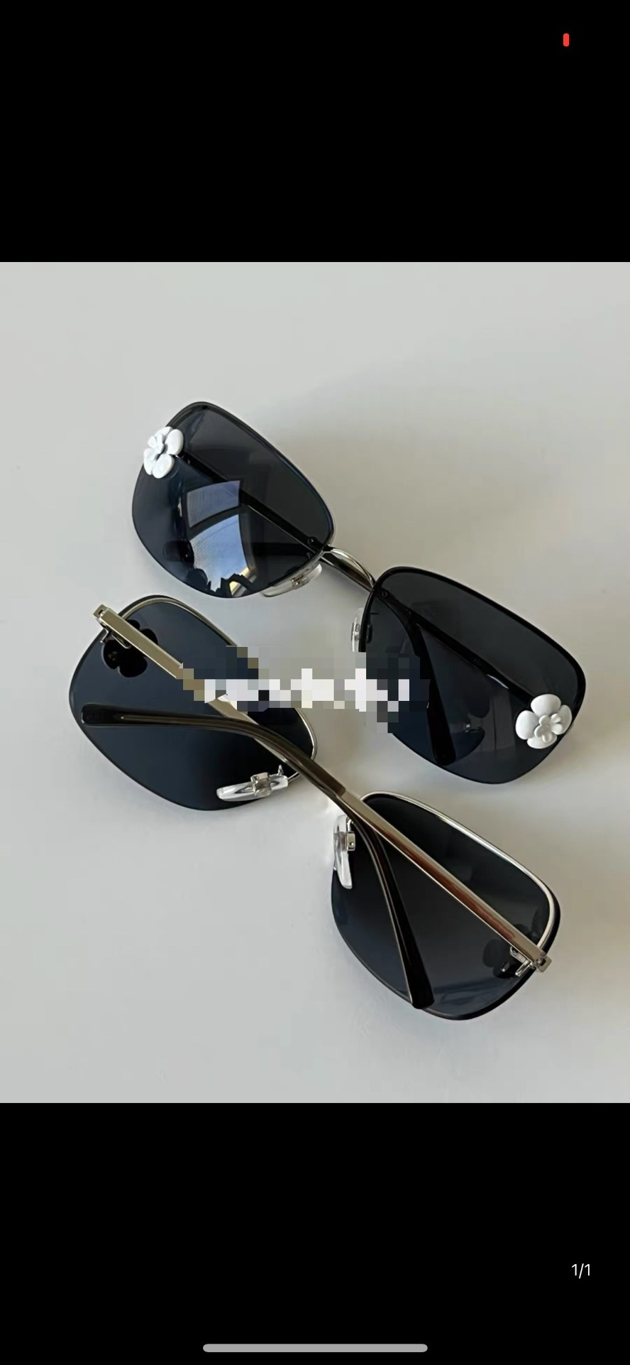 Women’s Trendy 3D Flower Sunglasses – Vintage Chic Eyewear