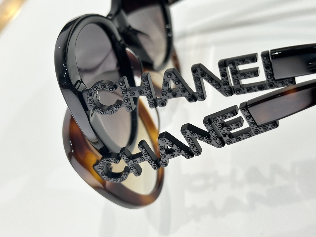 Chanel Signature Logo Oval Sunglasses – Luxury Women’s Eyewear