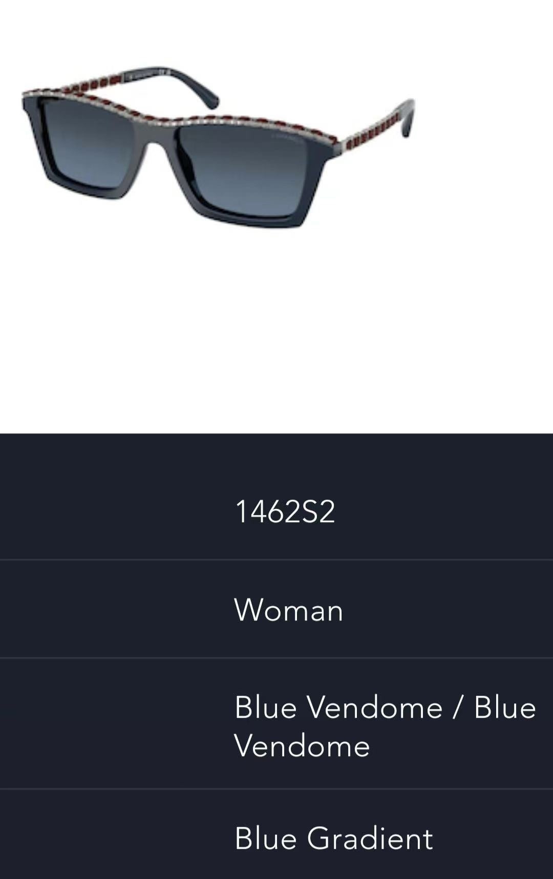 Chanel Women’s Square Sunglasses – Green Vendome 1459S3