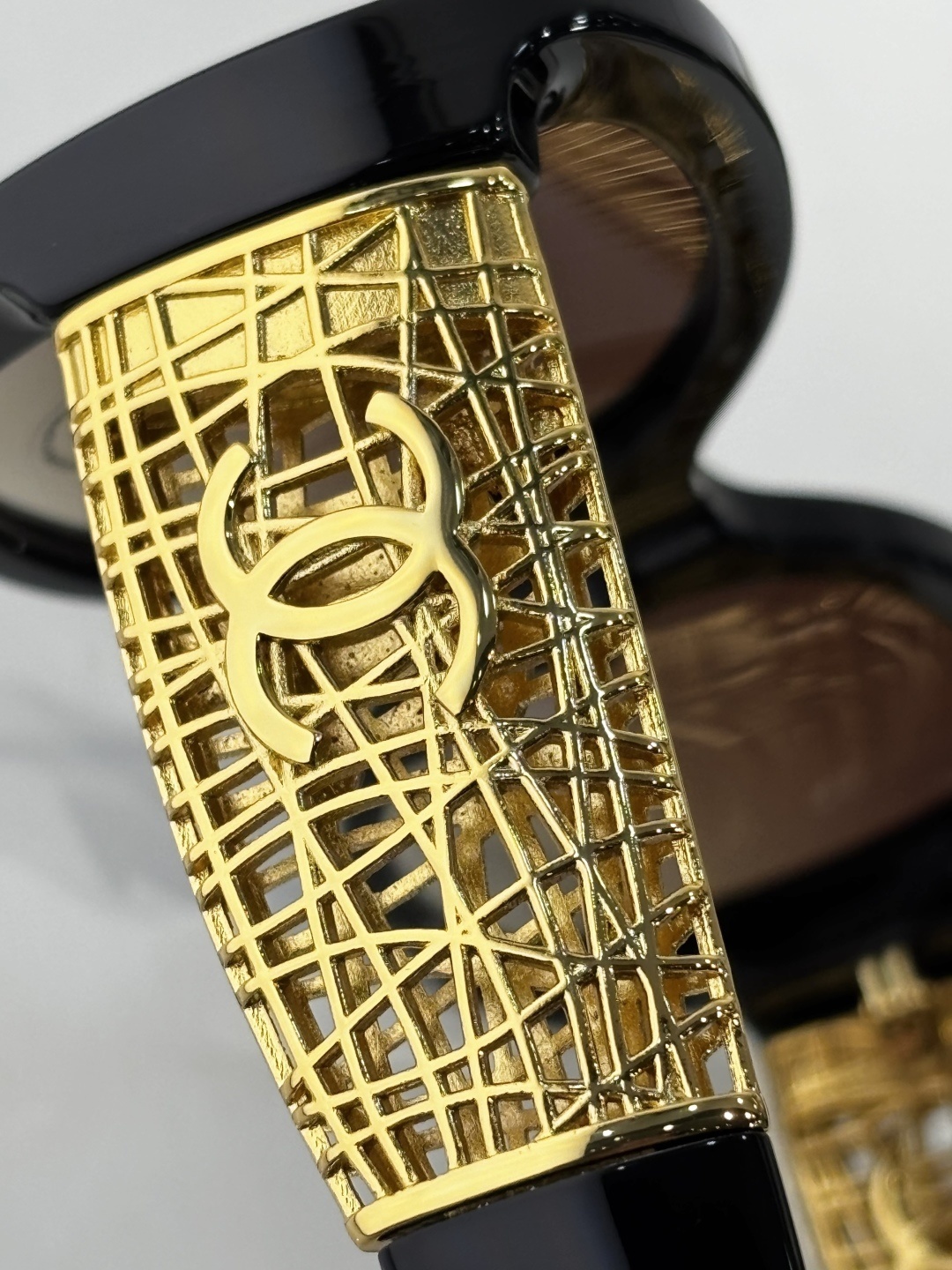 Chanel Luxury Butterfly Sunglasses with CC Logo Filigree Temples