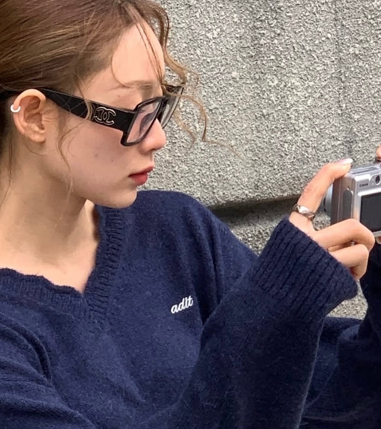 Chanel Black Oversized Square Glasses – Timeless Elegance