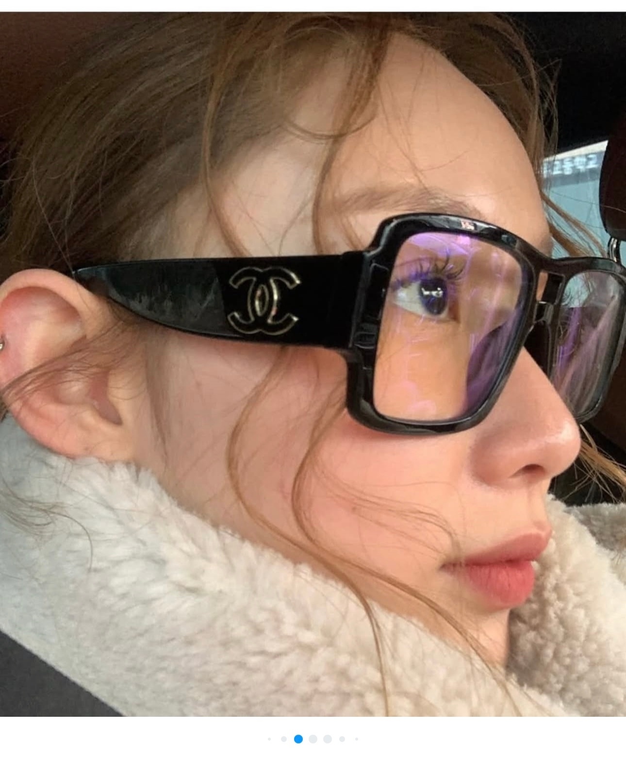 Oversized Black Square Eyeglasses – Retro Designer Inspired Style