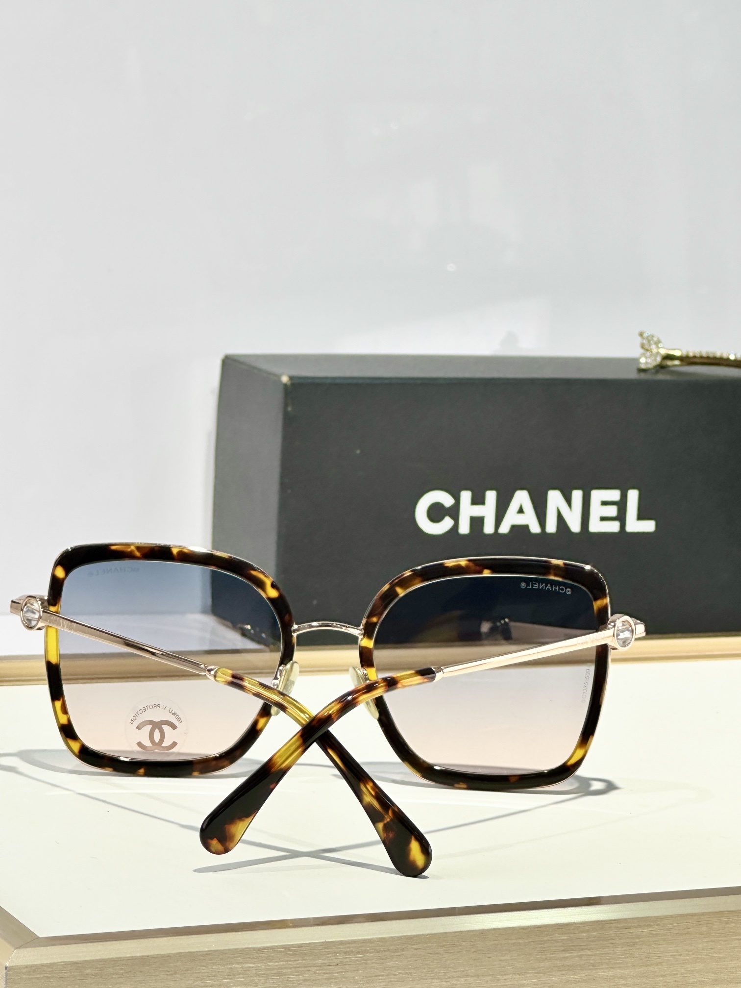 Chanel Luxury Square Sunglasses for Women – Elegant Eyewear