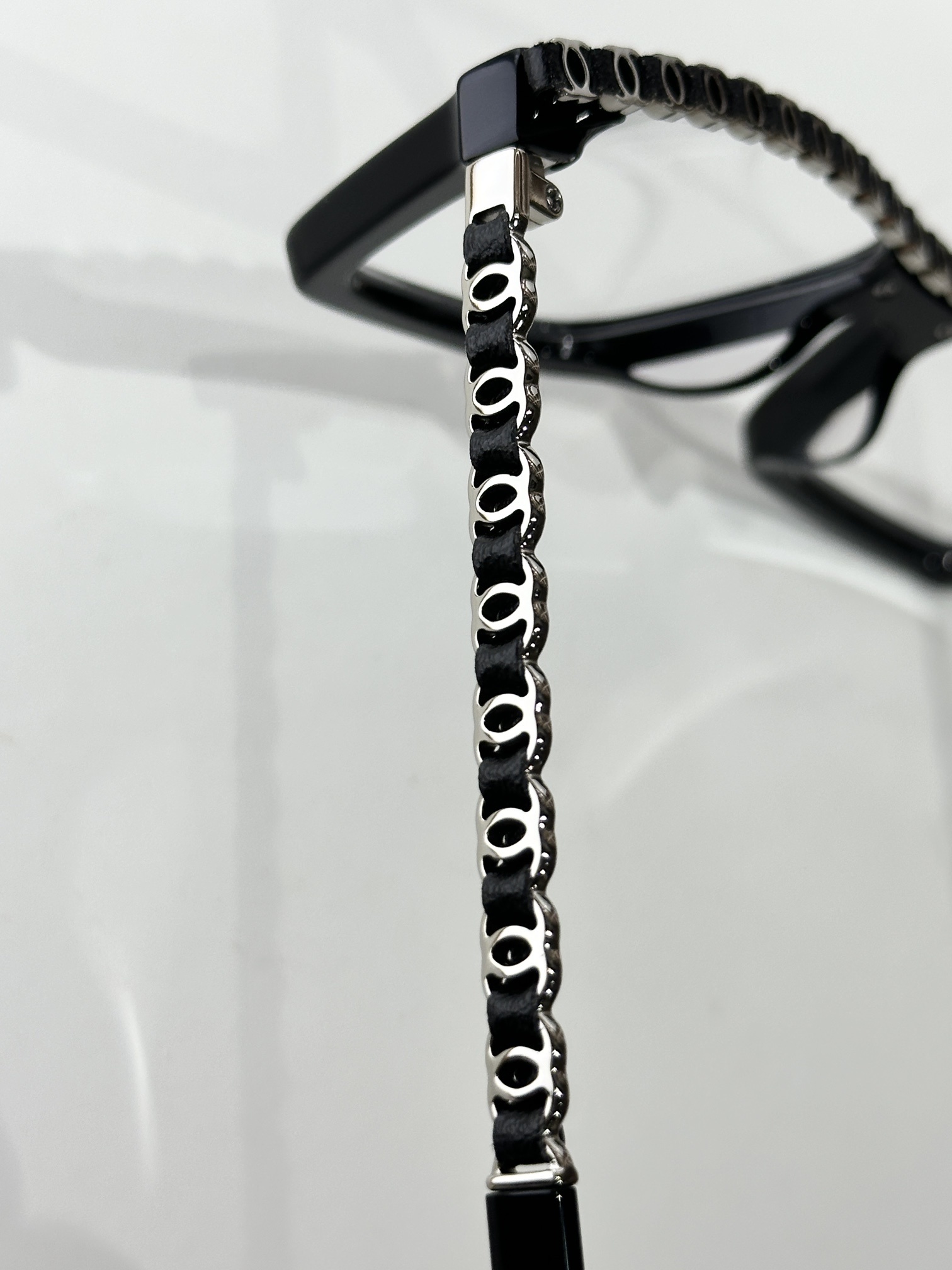 Chanel Chain Detail Rectangular Eyeglasses – Luxury Designer Frames