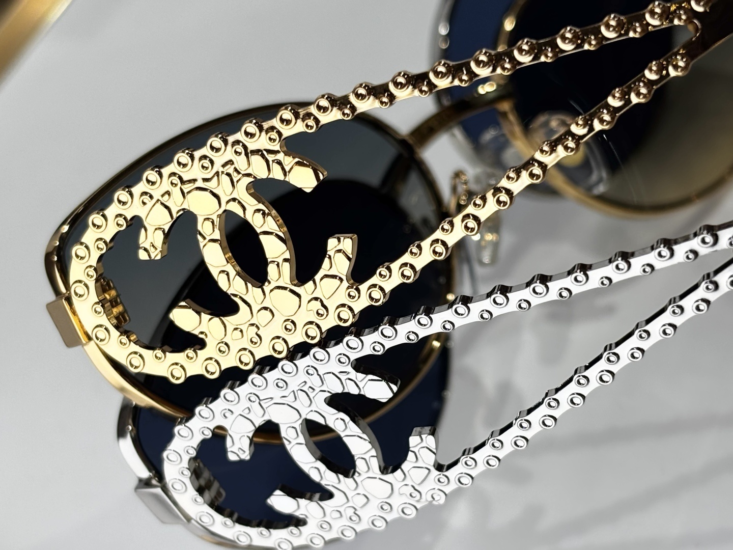 Chanel Luxury Women’s Sunglasses – Gold Frame with CC Logo