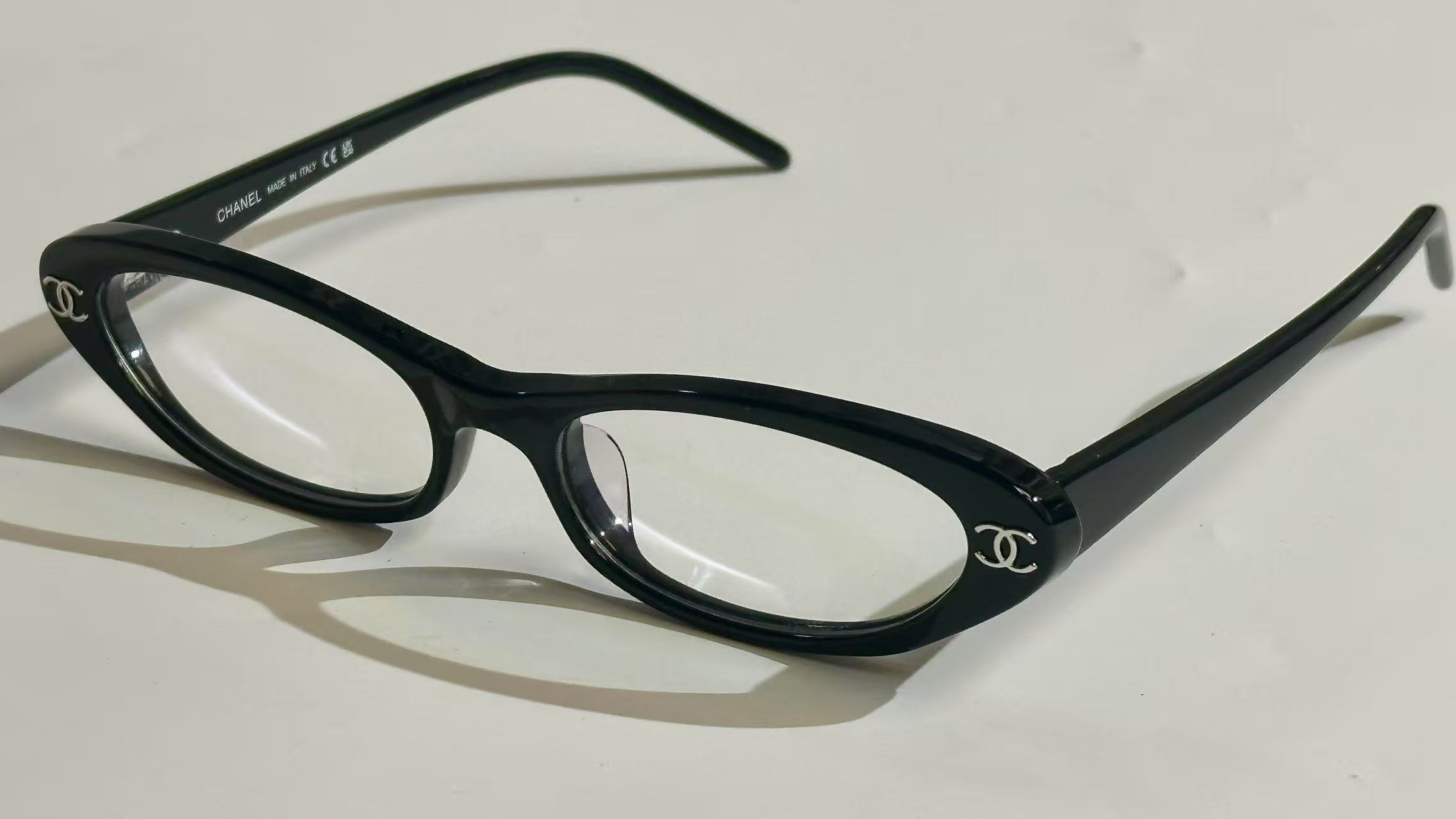 Vintage Chanel Oval Glasses – Chic Office Siren Aesthetic Eyewear