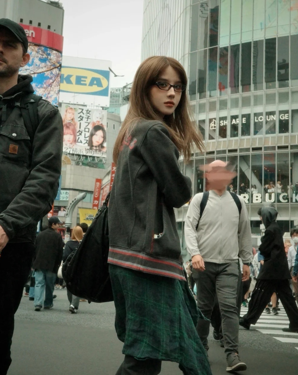 Retro Oval Black Frame Glasses – Y2K Indie Aesthetic Eyewear