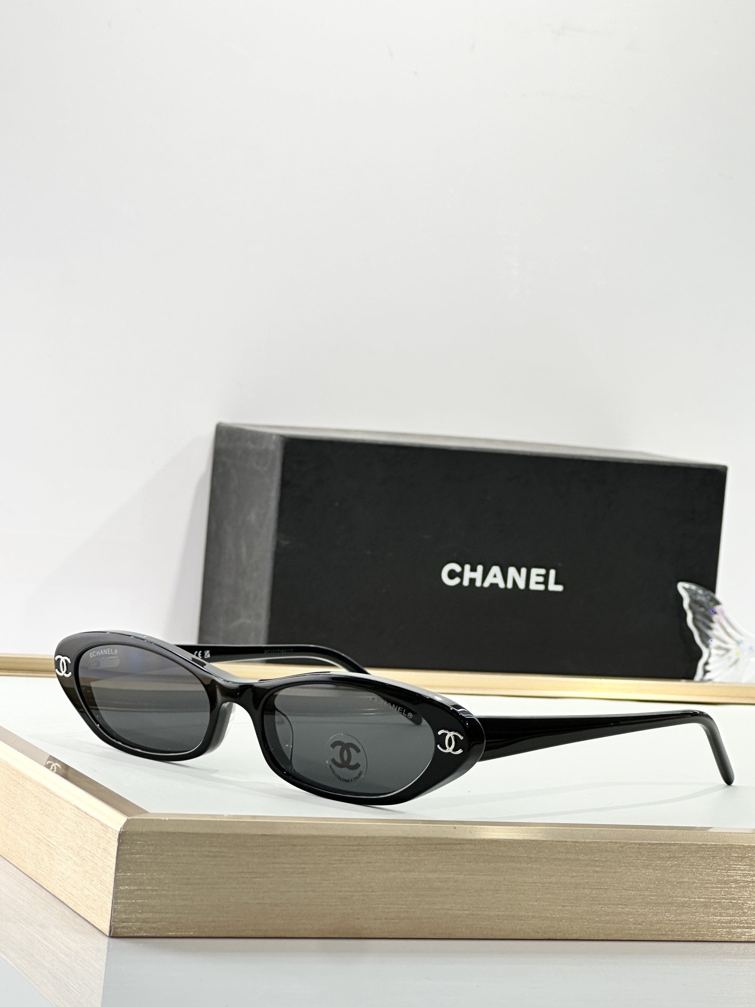 Luxury Chanel Retro Oval Sunglasses – Vintage CC Logo Eyewear