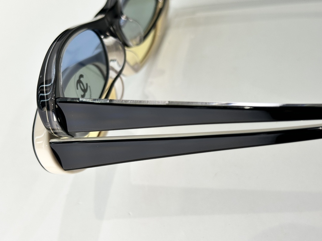 Luxury Chanel Retro Oval Sunglasses – Vintage CC Logo Eyewear