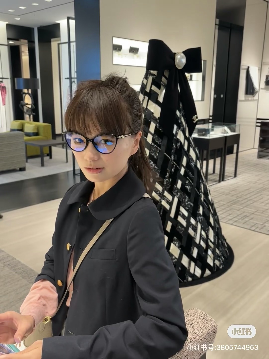 Chanel Round Black Optical Glasses – Chic Style