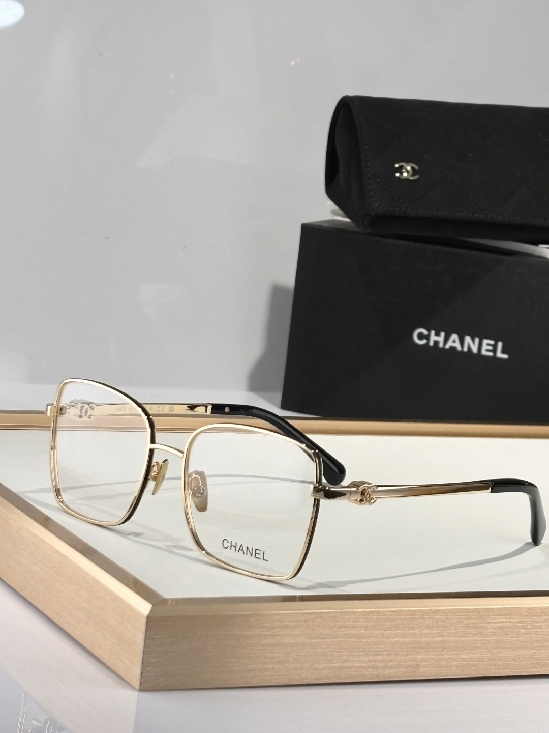 Chanel Luxury Square Metal Eyeglasses – Elegant Women’s Frames